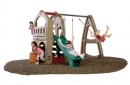 Playhouse Climber with Swing Extension
