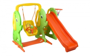 Elephant slide with swing Step2 Πλαστικά Παιχνίδια