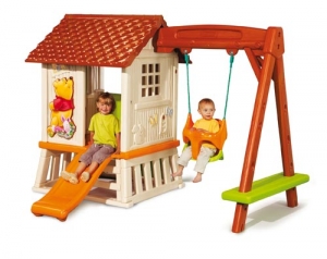 Swing with playhouse WINNIE Step2 Πλαστικά Παιχνίδια