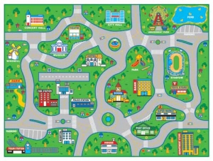 City Map Carpet Step2 Πλαστικά Παιχνίδια