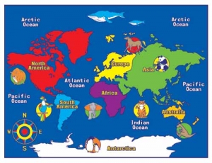 World Map Carpet Step2 Πλαστικά Παιχνίδια