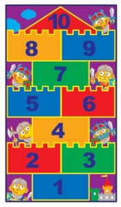 Hopscotch Castle Carpet Step2 Πλαστικά Παιχνίδια